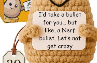 Humorous Sister Birthday Presents – Handmade Crochet Potato Doll with 30 Sassy Indicators | Cute Massive Sisters Presents for Ladies, Distinctive Sister Bday Reward from Brother, Little Sisters, Step Sis, in-Legal guidelines