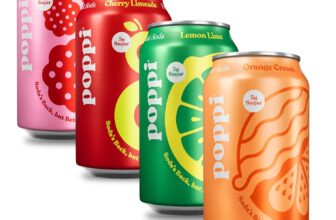 Poppi Glowing Prebiotic Soda Beverage with Apple Cider Vinegar, Seltzer Water and Fruit Juice, Development Setters Selection Pack, 12 Fl Oz, Pack of 12, Packaging Might Differ