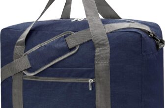 For Spirit Airways Private Merchandise Bag 18x14x8 Foldable Stick with it Luggage for Airplanes Journey Duffel Luggage for Ladies and Males