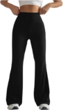 Womens Stretch Excessive Waist Leggings Common Fitted Stable Flared Pants Energetic Exercise Yoga Pants Seamless