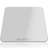 INEVIFIT Lavatory Scale, Extremely Correct Digital Lavatory Physique Scale, Measures Weight as much as 400 lbs. Contains Batteries