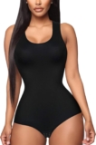 Irisnaya Shapewear Bodysuit Scoop Neck Tank Tops for Girls Tummy Management Waist Coach Vest Full Physique Shaper