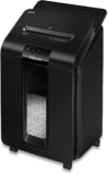 Fellowes AutoMax Micro-Minimize 100M Business Workplace Auto Feed 2-in-1 Paper Shredder with 100-Sheet Capability, Black