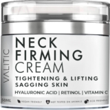 VALITIC Neck Cream for Tightening and Firming – Hyaluronic Acid, Retinol, and Vitamin C – Anti Growing older Tightening & Lifting Sagging Pores and skin Day and Night time Cream