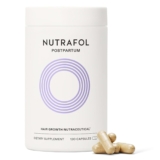 Nutrafol Postpartum Hair Development Dietary supplements, Clinically Examined for Visibly Thicker Hair and Much less Shedding, Breastfeeding-friendly – 1 Month Provide
