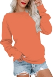SHAOBGE Girls Spring Informal Crewneck Sweatshirts Lengthy Sleeve Shade Block/Strong Tops Cute Winter Pullover Unfastened Match Shirts