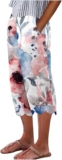 Ladies’s Printed Modern Informal Linen Pocket Cropped Pants Fashionable Fall Outfits for Ladies 2024
