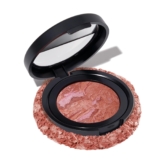 LAURA GELLER NEW YORK Baked Blush-n-Brighten Marbleized Blush for Cheeks – Pink Grapefruit – Satin End – Buildable Coloration