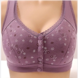 Ellymuse Daisy Bras for Senior Ladies 2025 Frount Closure Full Supportive Underwear Previous Women Push Up On a regular basis Bra