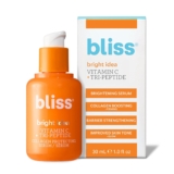 Bliss Vitamin C + Tri-Peptide Vibrant Thought Serum – 15% Brightening + Barrier Increase Advanced for Radiant, Agency Pores and skin – Anti-Growing old Face Serum Boosts Collagen & Elasticity – 1 fl oz