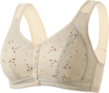 Daisy Bras for Older Ladies Seamless Cotton Bras Entrance Closure Wi-fi Push Up Snug Full Help Design