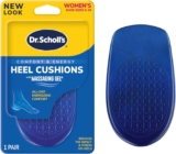 Dr. Scholl’s Heel Cushions with Massaging Gel Superior // All-Day Shock Absorption and Cushioning to Relieve Heel Discomfort