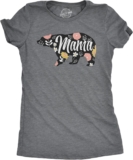 Womens Mama Bear T Shirt Cute Humorous Greatest Mother of Boys Women Cool Mom Tee