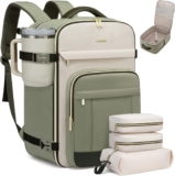 LOVEVOOK 40L Journey Backpack for Ladies & Males – 17.3 Inch Carry On Backpack & Private Merchandise Backpack for Airways, Spacious and Sturdy Design, with 3 Packing Cubes