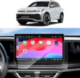 SKTU 2PCS for 2025 2026 VW Tiguan Display Protector 15 Inch for 2025 2026 Volkswagen Tiguan SEL R-Line 15-Inch Navigation 2025 2026 Tiguan Equipment [Anti-Scratch, Ultra HD, Anti-Glare]