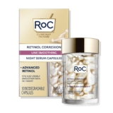 RoC Retinol Correxion Anti-Growing older Wrinkle Night time Serum, Day by day Line Smoothing Pores and skin Care Therapy for Fantastic Strains, Publish-Zits Scars, 30 Particular person Capsules, Unscented, 0.35 Fl Oz
