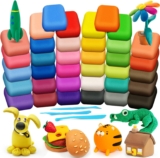 Magic Clay – Air Dry Clay 36 Colours, Modeling Clay for Children with Instruments, Mushy & Extremely Gentle, Toys Presents for Age 3 4 5 6 7 8+ Years Outdated Boys Ladies Children