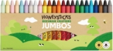 Honeysticks Jumbo Crayons (24 Pack) – Non Poisonous Crayons – 100% Pure Beeswax and Meals Grade Colours – 24 Shiny Colours – Massive, Straightforward to Maintain and Use – Preschool Artwork Provides for Toddlers/Youngsters 3-5, 4-8