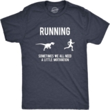 Mens Operating Motivation Raptor Chase T Shirt Humorous Dinosaur Tee Nerdy Graphic