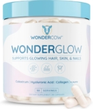 WONDERCOW Hair Pores and skin and Nails Nutritional vitamins w/Bovine Colostrum, Collagen, Hyaluronic Acid, Biotin, Zinc, & Lactoferrin┃Helps Quicker Hair Progress, Stronger Nails and Glowing Pores and skin (30 Servings, Capsule)
