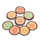 Actually Good Stuff Classroom Social Interplay Chips – Set of 40 – Apply Social Abilities & Communication with Others –Encourage Confidence – Social-Emotional Studying – SEL for the Dwelling and Classroom