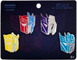 Loungefly Hasbro Transformers 4-Pack Pin Set, Amazon Unique