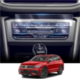 2024 VW Tiguan Display screen Protector for 2022-2024 Volkswagen Tiguan Equipment Anti-glare Air Conditioner Movies Suitable with 2022 2023 2024 VW Tiguan S/SE/SE R-Line Black/SEL R-Line – 2Packs