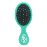 Moist Brush Squirt Detangling Brush, Amazon Unique Aqua, Mini Detangler, No Tangle Extremely-Tender IntelliFlex Bristles, Moist & Dry Styling Hairbrush for Girls & Males, All Hair Varieties