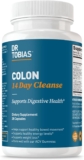 Dr. Tobias Colon 14 Day Cleanse, Superior Intestine Cleanse Detox for Ladies & Males with Cascara Sagrada, Psyllium Husk, Senna Leaf & Probiotics, Non-GMO Colon Cleanse, 28 Capsules 1-2 Day by day