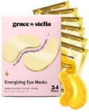 grace & stella Award Successful Underneath Eye Masks – Journey Necessities – Birthday Items for Ladies – Gel Eye Patches for Darkish Circles, Puffy Eyes, Wrinkles, Undereye Baggage – Vegan – Self Care (24 Pairs, Gold)