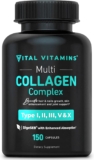 Very important Nutritional vitamins Multi Collagen for Ladies & Males – Sort I, II, III, V, X – Grass Fed, Non-GMO – 150 Capsules
