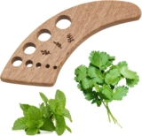 Picket Crescent-Formed Vegetable Separator, Pottery Herb Stripper Software Provides, Enjoyable Kitchen Devices, Beautiful Herb Stripper Bowl Items for the Kitchen Appropriate for House Use & Cooks