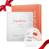 Mucin Collagen Peptide Hydrogel Masks (Plant Mucin & 7-Collagen Advanced) – Hydrating & Firming Facial Sheet, 5 Pack – Korean Skincare Glow Necessities, Stocking Stuffer Reward