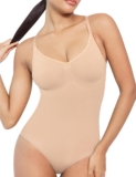 Shapewear Bodysuit for Girls Tummy Management Seamless Sculpting Physique Shaper Sleeveless Tops