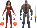 Avengers Marvel Legends Collection Marvel’s Black Knight & Marvel’s Sersi, sixtieth Anniversary Collectible 6-Inch Motion Figures (Amazon Unique)