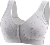 Ellymuse Daisy Bras for Older Girls Entrance Closure Wi-fi Push Up Bra On a regular basis Wirefree Comfy Sleep Bras