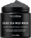 New York Biology Lifeless Sea Mud Masks for Face and Physique – Spa High quality Pore Reducer for Zits, Blackheads & Oily Pores and skin, Pure Skincare for Girls, Males – Tightens Pores and skin for A More healthy Complexion – 8.8 oz