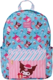 Loungefly Sanrio: Kuromi and Buddies Vacation Full Dimension Backpack, Amazon Unique