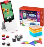 Osmo-Genius Starter Equipment for Fireplace Pill + Household Recreation Night time-7 Instructional Studying Video games for Spelling,Math & more-Ages 6-10-STEM Toy Items- 6 7 8 9 10(Osmo Fireplace Pill Base Included-Amazon Unique)