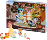 Bluey Creation Calendar Pack Toys for Ladies and Boys, 24 Days of Surprises, Children 2025 Creation Calendar w/Equipment, Stickers & Mini Christmas Tree