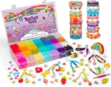 Rainbow Loom: Treasure Trove – DIY Rubber Band Bracelet Craft Equipment with Case – 11,000 Loom Bands & Equipment, Design & Create, Ages 7+ Amazon Unique