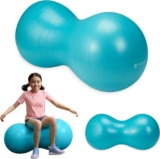 Lively Seat Peanut Formed Bounce Desk Chair, Train Yoga Stability Sitting Ball