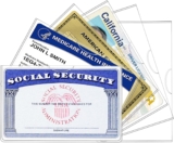 10 Pack Social Safety Card Holder/Social Safety Card Protector Sleeve