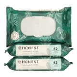 The Sincere Firm Flushable Wipes for Delicate Pores and skin | Perfume Free, Hypoallergenic, 99% Water, Secure to Flush | Tropical Leaves, 126 Rely