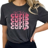 The Tee That Tells Cupid Tshirt, Not Right now, My Feathered Good friend T-Shirt – Antivalentines Not Right now Cupid Sweatshirt – Reward for Him Shirt – Reward for Her Tshirt, Bestseller Valentines Day Shirt