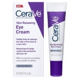 CeraVe Pores and skin Renewing Eye Cream For Wrinkles, Below Eye Cream With Peptides + Caffeine + Niacinamide, For Wrinkles & Crows Toes, Paraben Free & Opthalmologist Examined