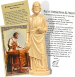 Non secular Presents Saint Joseph Statue Residence Vendor Equipment with Prayer Card and Directions