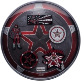 Marvel Studios: Crimson Guardian “Alexei Shostakov” Metallic-Based mostly and Enamel Lapel Pin Set of 5. Is available in an Formally Licensed Spinning 16cm Round Window Field. (Amazon Unique)