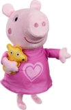Peppa Pig Peppa’s Bedtime Lullabies Singing Plush Doll, 11 Inch Interactive Stuffed Animal, Preschool Toys for 18 Month Yr Outdated Women and Boys and Up, with Teddy Bear Accent (Amazon Unique)
