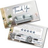 Kachy Design Thank You For Your Buy Playing cards (2″ x 3.5″) Bundle Inserts with Suggestions Request For Amazon Sellers – Small Enterprise On-line Retailer (House Décor, 1000 Playing cards)